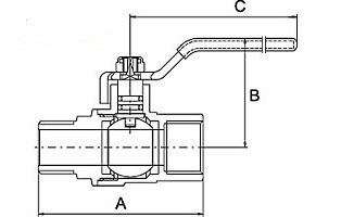 Купить Кран шаровый для газа PF STRONG в Томске