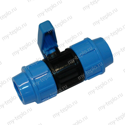 ПНД Кран шаровый 32х32 PN10 ДЖИЛЕКС (9362)